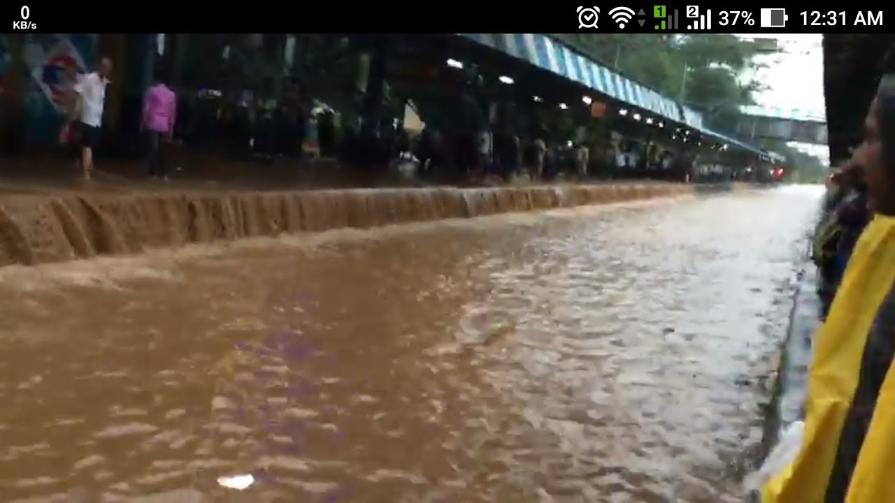 Mumbai Floods sion & mulund in 29/08/2017 YouTube