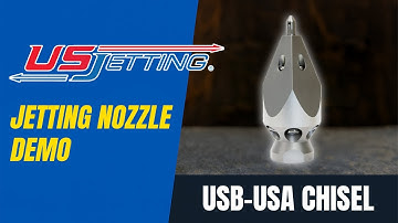 US Jetting Video of USB-USA Chisel Nozzle | Ultimate Sewer Blockage Removal Tool for Jetting Pros