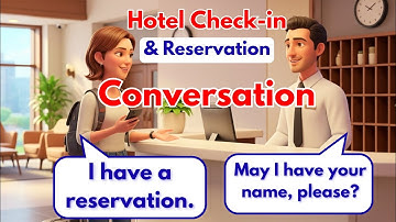 Real Life Hotel Check-in Conversation | Easy English Speaking Practice for Beginners