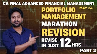Portfolio Management Revision 2 I AFM I CA-FINAL REVISION #castudents #icaistudents #students #icai