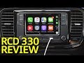 VW RCD 330 G Plus Review with Reversing Camera