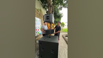 Linear array system # active # speaker # single 10 inch # single 18 inch # subwoofer#bass  #Sandy