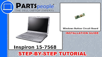 Dell Inspiron 15-7568 (P55F002) Windows Button Circuit Board How-To Video Tutorial