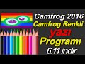 Camfrog Renkli Yazı Programı - 2019