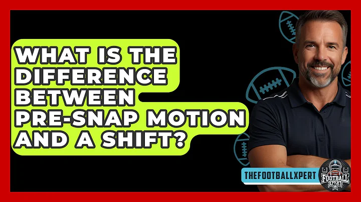 What Is The Difference Between Pre-snap Motion And A Shift? - The Football Xpert