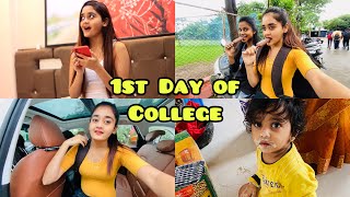 WOW! My Lifes First Day Of New College Pata Nahi Kya hoga | Lots of Masti with Friends Bindass Kavya