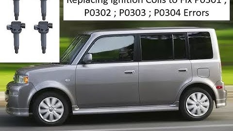 Scion xB 04-06 - Replacing Ignition Coil - P0302 Error