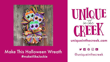 Spooky Eyes Halloween Deco Mesh Swag Wreath on UITC Rectangle Board