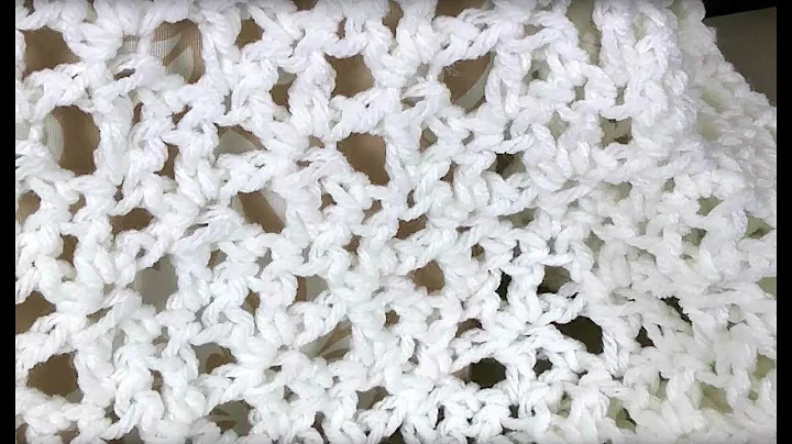 Stunning White Lacy Crochet Blanket