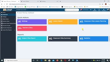 Lesson Planning module in afriSAMS School ERP