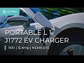 Lectron Portable Level 1 J1772 EV Charger | 110V | 15 Amp | NEMA 5-15