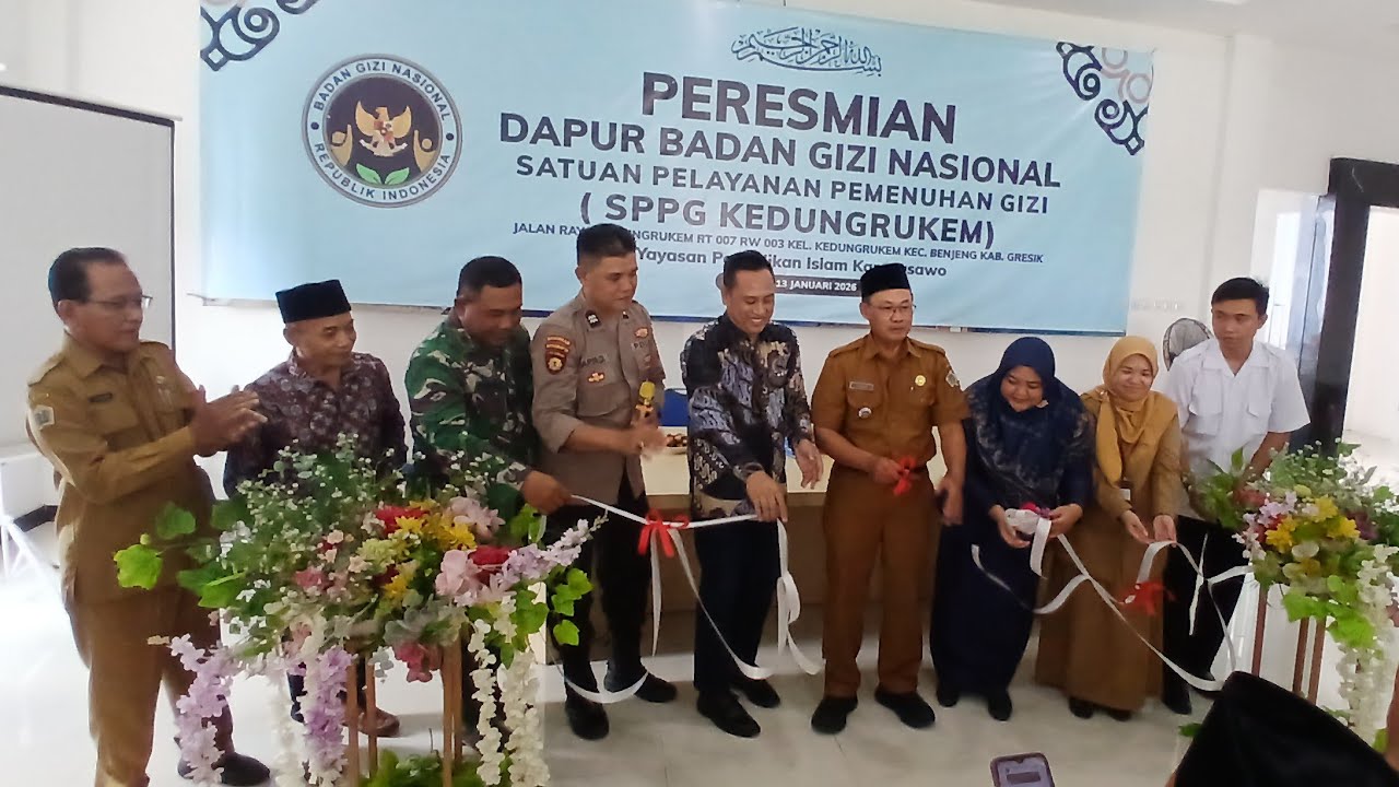 Peresmian Beroperasinya Dapur Badan Gizi Nasional SPPG Kedungrukem 