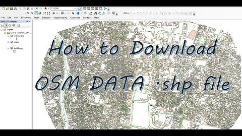 How to Download Open Street Map (OSM) data in Esri Shapefile (.shp) format