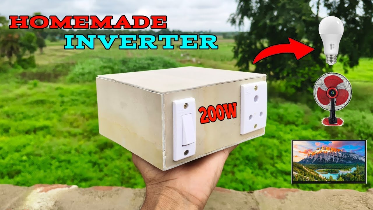 How To Make Inverter At Home || घर पर Inverter कसे बनाएं || Inverter ...