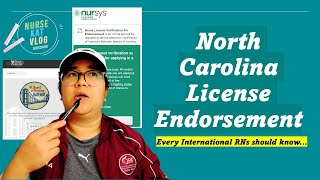 NC RN License Endorsement-My Story #NurseKatVLOG60