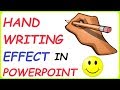 Handwriting Text Effect In PowerPoint 2010 ( 2 Ways To ...