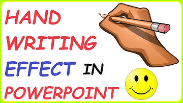 Handwriting Text Effect In PowerPoint ( 2 Ways To Create A Handwriting Effect In PowerPoint )