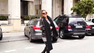 Karolina Szostak - In Leather Ankle Boots And Latex Tight Pants 1