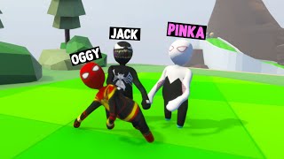 [PART2] Oggy Becomes SPIDERMAN In Funny Human Fall Flat