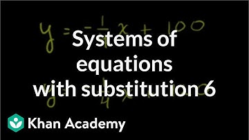 Analyzing solutions to linear systems algebraically | Algebra I | Khan Academy