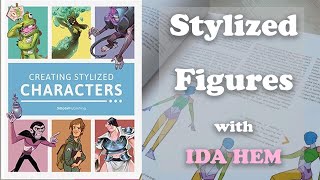 Character design with 'IDA HEM' | 'CREATING STYLIZED CHARACTERS'