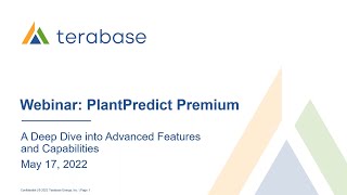 Webinar: PlantPredict Premium - A deep dive into advanced features & capabilities (May 17, 2022) Net Worth