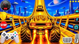 Monster Truck Mega Ramp Gameplay 🚛 Extreme Stunts on Impossible Tracks (Android Gameplay) screenshot 5