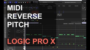 MIDI Reverse Pitch: LOGIC PRO X: SINGLE FUNCTIONS