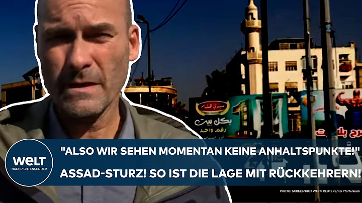 Syrien: "Also wir sehen momentan keine Anhaltspunkte!" Assad-Sturz! So ist die Lage mit Rückkehrern!