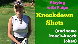 How to Hit a Knockdown Shot // Golf Tips with Paige Spiranac // Shadow Creek screenshot 4