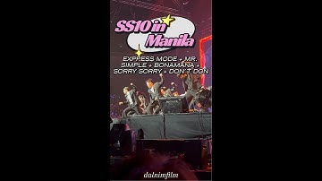 100425 SUPER SHOW 10 IN MANILA EXPRESS MODE + MR.SIMPLE + BONAMANA + SORRY SORRY + DON