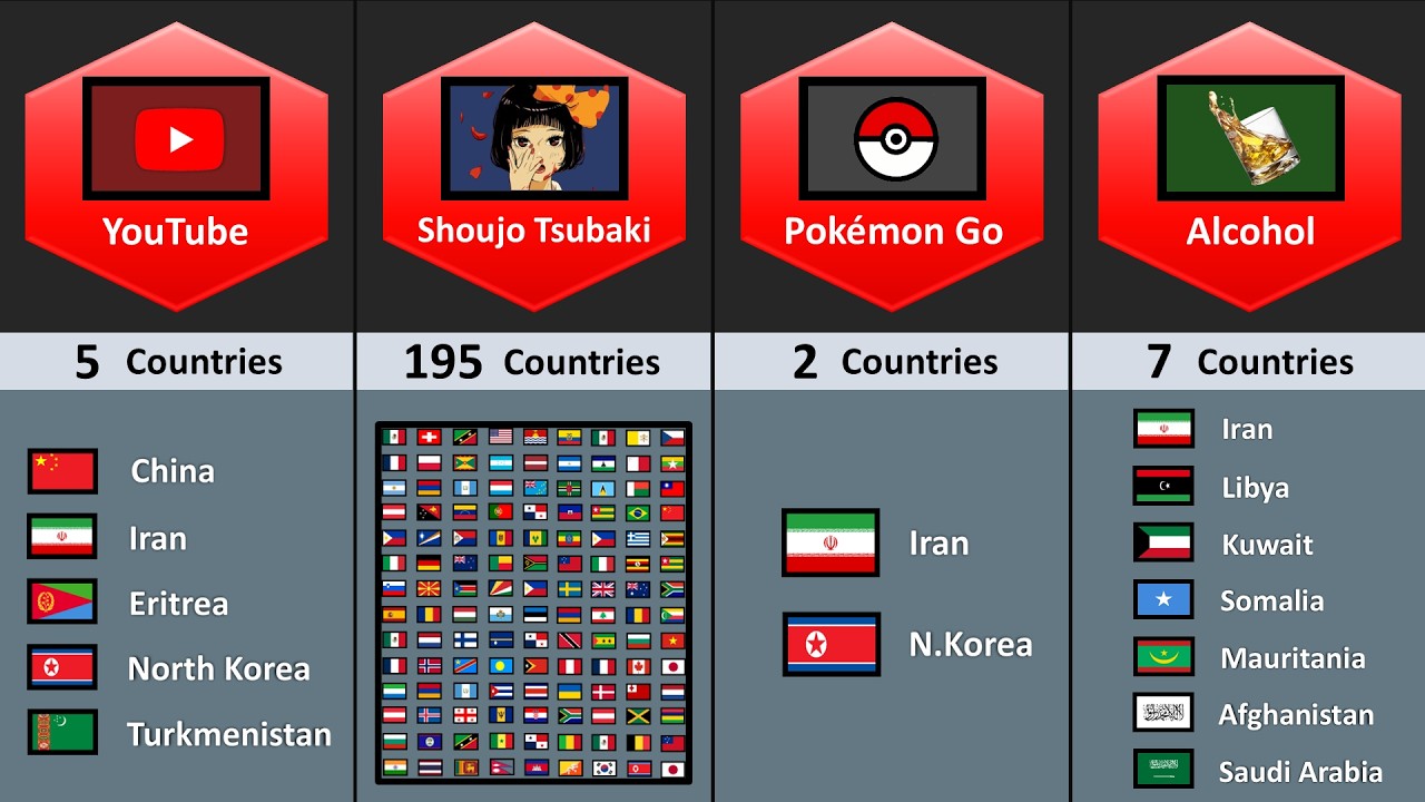 How Many Countries Banned _______