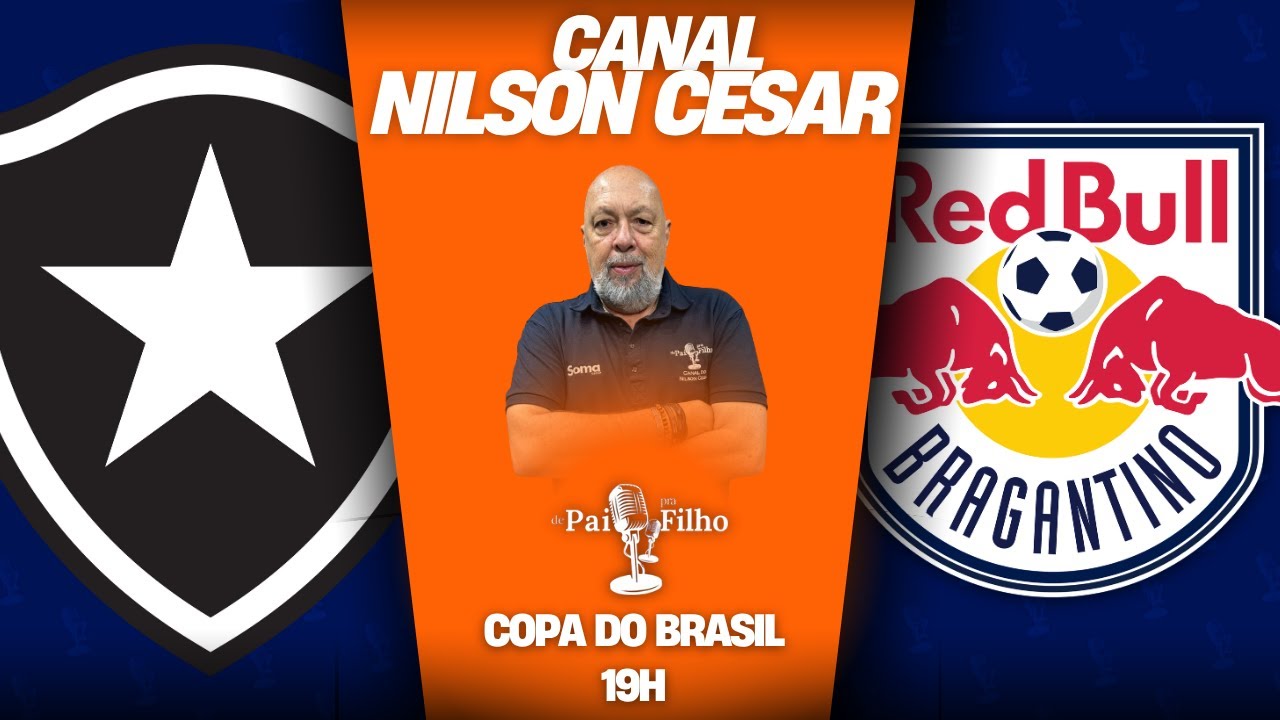 BOTAFOGO x RB BRAGANTINO AO VIVO! | Copa do Brasil | 8ªs de final | 29 ...