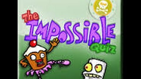 First Computer Gameplay! The Impossible Quiz Part 1