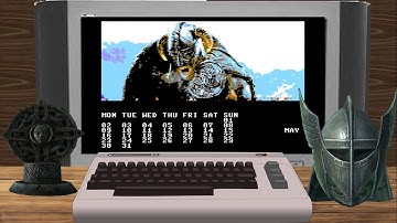 Skyrim C64 Calendar - 2022