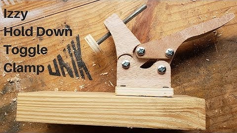 Izzy hold down toggle clamp | CNC made  | Openbuilds Sphinx