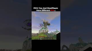 POV: You And StealPlayzz Have Different PCs...#minecraft