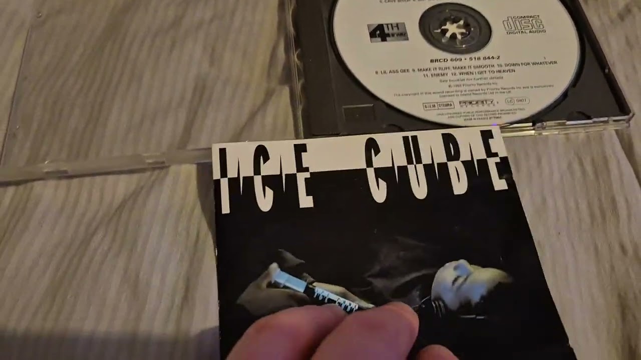 Ice Cube Lethal Injection (UK) CD Unboxing 