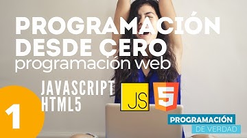 🔵💻🖱 Curso Gratis Aprender a Programar desde Cero | 🙄 ¿Qué es HTML y Javascript? 📔 ¡LIBRO GRATIS! 😉