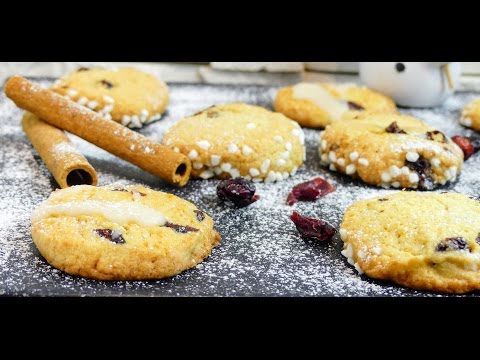 Video: Wie Man Orange-glasierte Cranberry-Kekse Macht