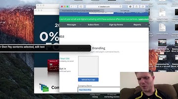 AWeber, adding a signature