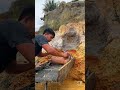 wow, it's going viral mining gold without machines, the results are fantastic ⚒️🔥