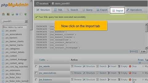 How to restore a Joomla backup made with phpMyAdmin | FastDot Cloud Hosting