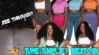 #alphalete #haul ALPHALETE AMPLIFY JUNE LAUNCH RESTOCK HAUL Seamless Scrunch Try On+ DISCOUNT CODES