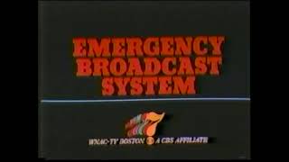 WNAC CBS Family Feud Promo And Emergency Broadcast System,1981 *Reuploaded*