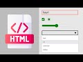 HTML input Kullanımı