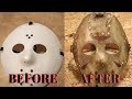1 walmart jason mask makeover jason voorhees mask diy tutorial friday the 13th