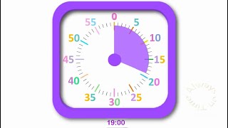 19 minute visual timer with countdown