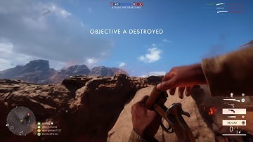 Battlefield 1 Epic Moments: Random Flare Kill