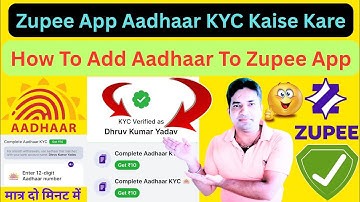 Zupee App Aadhaar KYC Kaise Kare|| How To Add Aadhaar To Zupee App|| Zupee Complete Aadhaar KYC